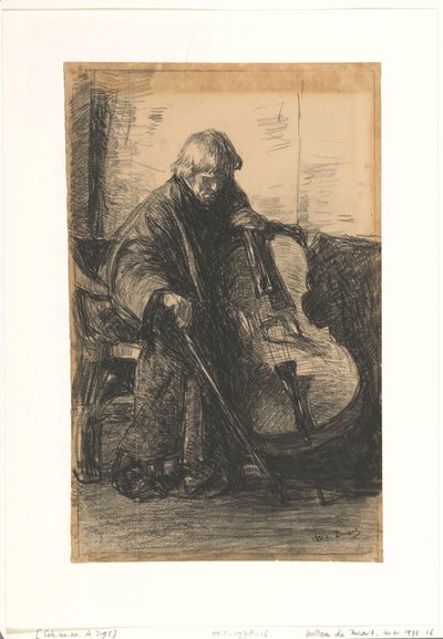 çellist by Willem de Zwart