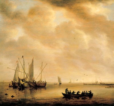 "Deniz manzarası". Willem van Diest