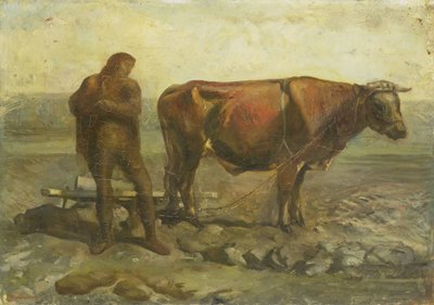 çiftçilik yapan köylü by Willem van Konijnenburg
