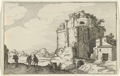 Roma kalıntıları Roma kalıntıları ve kıyı manzaraları (dizi 1) (dizi başlığı) by Willem van Nieulandt (II)