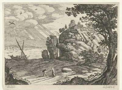 mucizevi yakalama İtalyan manzaraları (dizi başlığı) by Willem van Nieulandt (II)
