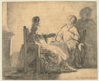 İsa ve Nikodim by Willem van Oordt
