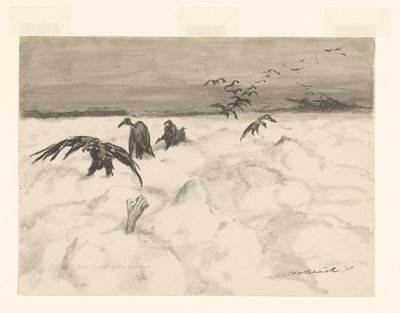 Önde haber yok (nesne üzerindeki orijinal başlık) by Willem van Schaik (signed by artist)