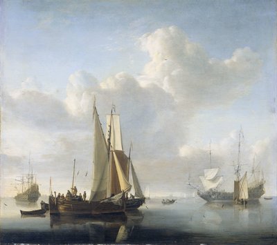 Kıyıdan önce gemiler Kıyıdan gemiler by Willem van de Velde (II)