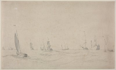 Dalgalı Denizde Nakliye by Willem van de Velde