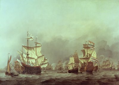 Kraliyet Prensinin Teslimi, 3 Haziran 1666 by Willem van de Velde