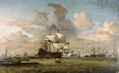 Hollanda, 1692 by Willem van de Velde the Younger