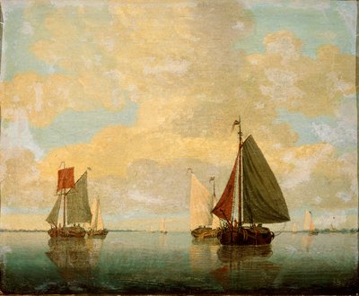Yelkenli Tekneler, 17. yüzyıl by Willem van de Velde the Younger
