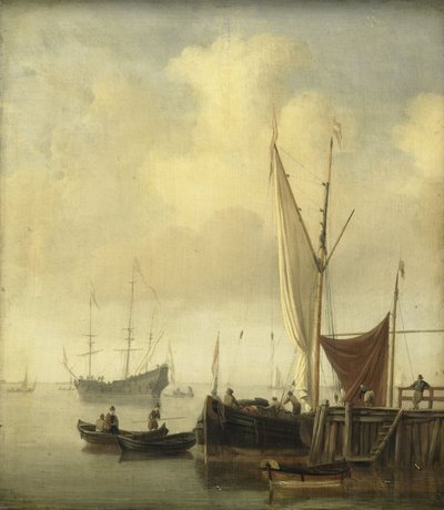 Bir Liman by Willem van de the Younger Velde