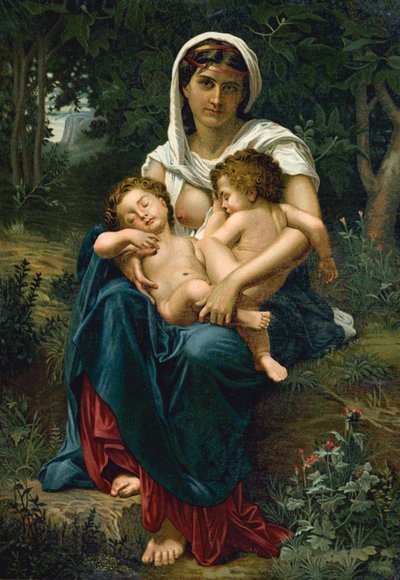ಚಾರಿಟಿ (ಕ್ರೊಮೊಲಿಥೊ)ಟರ್ಕ್ by William Adolphe (after) Bouguereau