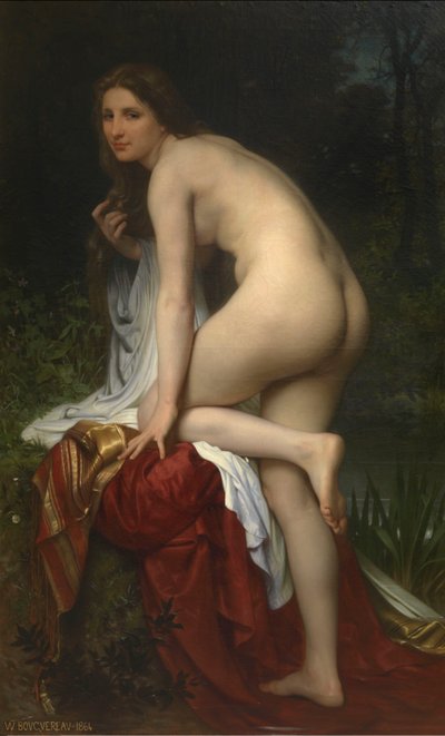 Yıkanan Kadın by William-Adolphe Bouguereau