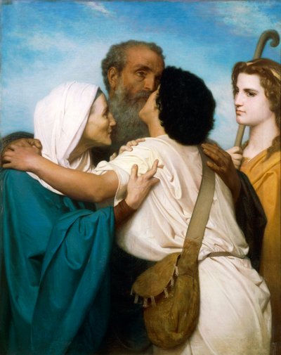 Tobias'ın Dönüşü, William Adolph Bouguereau (1825-1905) by William Adolphe Bouguereau