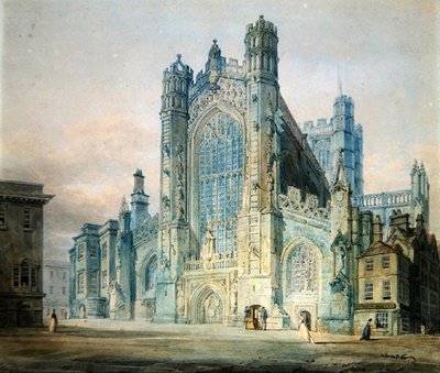 Bir Katedral Görünümü by Joseph Mallord William Turner