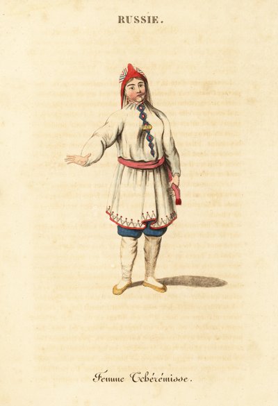 Mari kadınının yazlık elbisesi by William (after) Alexander