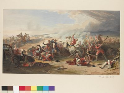 Mouilleron tarafından kazınmış Prestonpans Tarlası by William (after) Allan