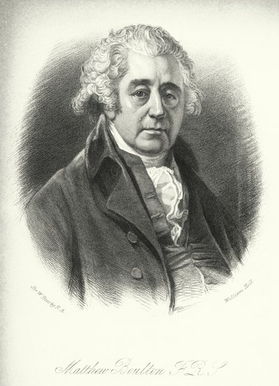 Matthew Boulton, FRS (gravür) by William (after) Beechey