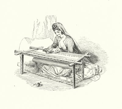 Bayan nakış (gravür) by William (after) Harvey
