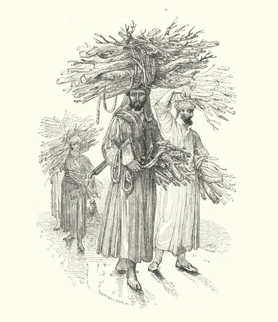 Oduncu Olarak İkinci Prens (gravür) by William (after) Harvey