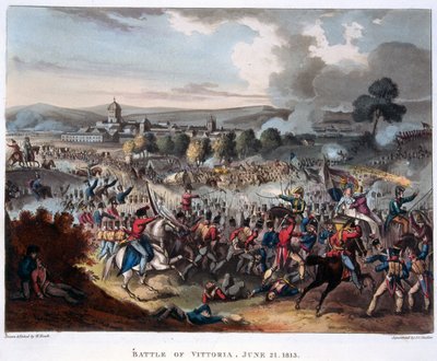 Arthur Wellesley (1769-1852) Lord Wellington Salamanca'ya Girerken, JC Stadler tarafından oyulmuş, 1818'de yayınlandı (aquatint) by William (after) Heath