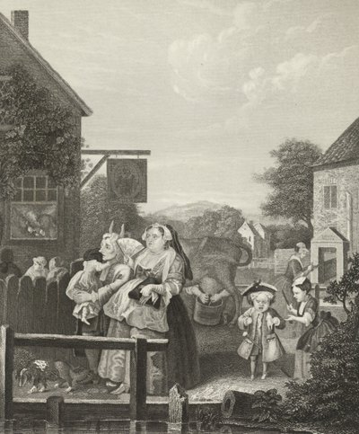 Akşam - Londra - by William (after) Hogarth