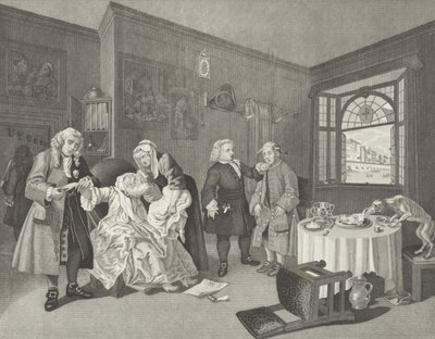 Evlilik a la Mode by William (after) Hogarth