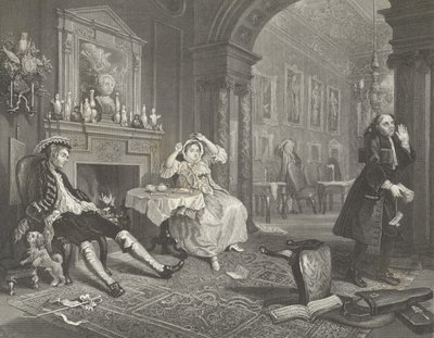 Evlilik a la Mode by William (after) Hogarth