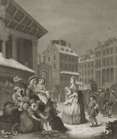 Sabah - Londra sokakları by William (after) Hogarth