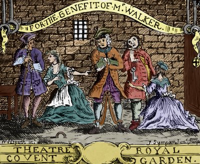 Dilenci Operası, John Gay (gravür) by William (after) Hogarth