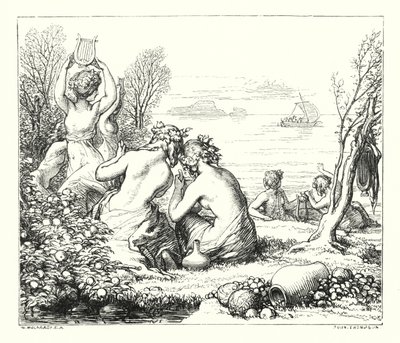 Deniz Perileri (gravür) by William (after) Mulready
