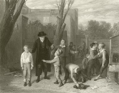 Kavga yarıda kesildi (gravür) by William (after) Mulready