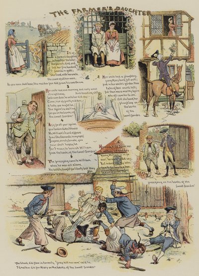 Çiftçinin Kızı (chromolitho) by William (after) Ralston