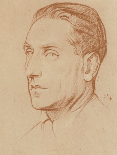 Compton Mackenzie (taş) by William (after) Rothenstein