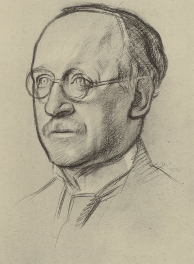 Sir Edwin Lutyens, RA (lito) by William (after) Rothenstein