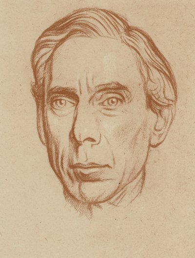 Hon Bertrand Russell (lito) by William (after) Rothenstein