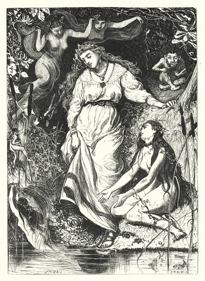 Siren Kovalamacası (gravür) by William (after) Small