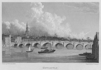 Newcastle (gravür) by William (after) Westall