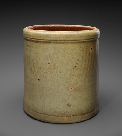 çömlek, c. 1880-1905 (tuz sırlı taş eşya) by William (attr.to) Saenger