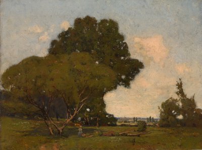 Ağaçlar, Erken Öğleden Sonra, Fransa, yak. 1905. by William A. Harper
