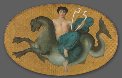 Deniz Atı Üzerinde Arion, 1855. by William Adolphe Bouguereau