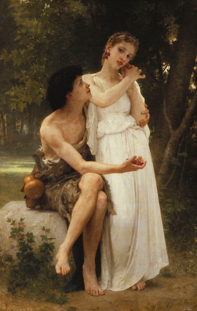 İlk Mücevherat; Premier Bijoux, 1891 by William Adolphe Bouguereau