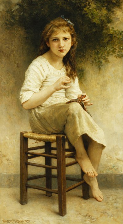 Boş Düşünceler by William Adolphe Bouguereau