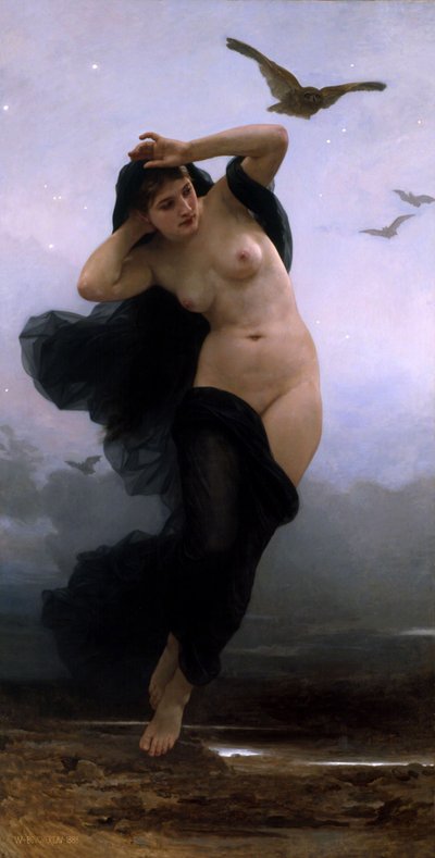 Gece by William Adolphe Bouguereau