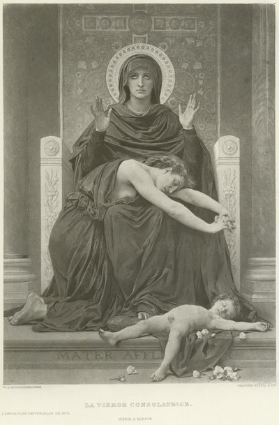 Teselli Bakire (gravür) by William Adolphe Bouguereau