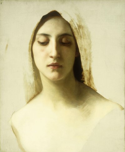 "La Charite" için çalışma, c.1878 by William Adolphe Bouguereau