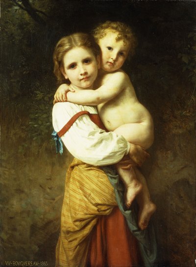 abla; Abla, 1865 by William Adolphe Bouguereau