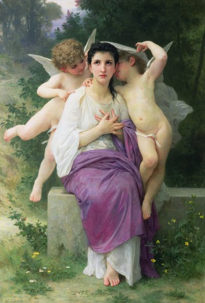 Kalbin Uyanışı, 1892 by William Adolphe Bouguereau