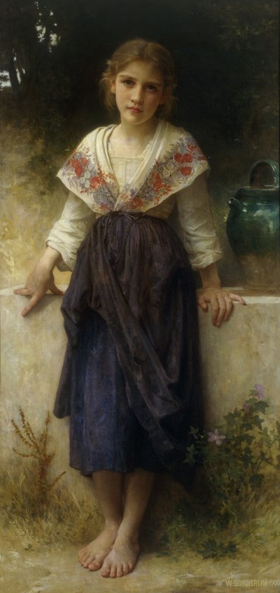 Bir Dinlenme Anı, 1900 by William Adolphe Bouguereau