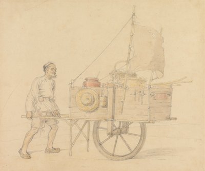 Yelkenli El Arabasıyla Çinli Taşıyıcı by William Alexander