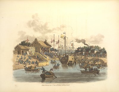Çin yelkenli gemileri by William Alexander