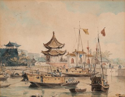 Çin sahnesi (Tapınak ve Shinsan) by William Alexander